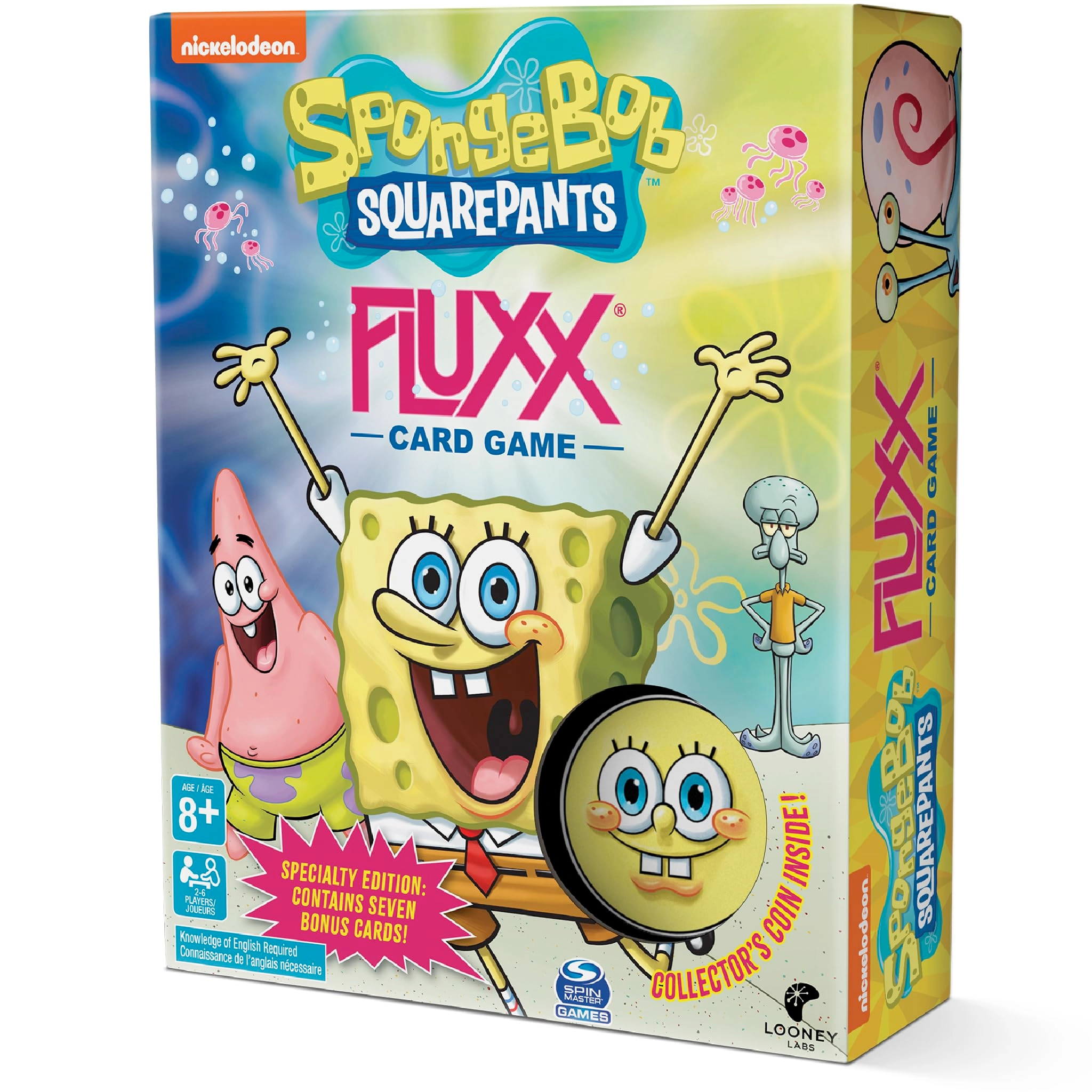 Looney Labs Spongebob Fluxx: Bikini Bottom Adventure - Card Game