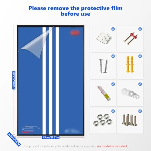 Display Wall Mount for LEGO Bugatti Chiron 42083 - 74.9X45cm