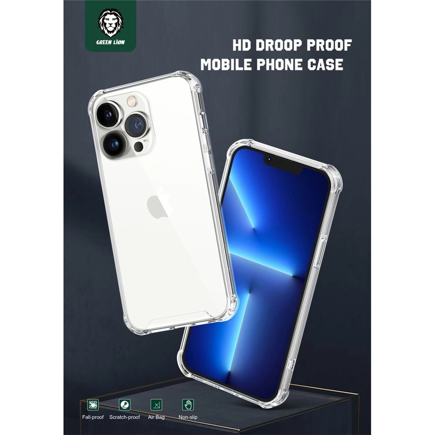 Anti-Shock Case for Apple iPhone 13 Pro - TPU and PC