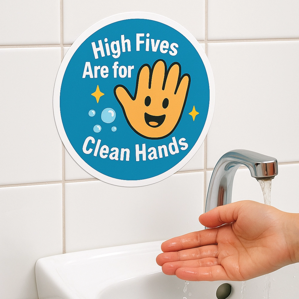 High Fives Are For Clean Hands