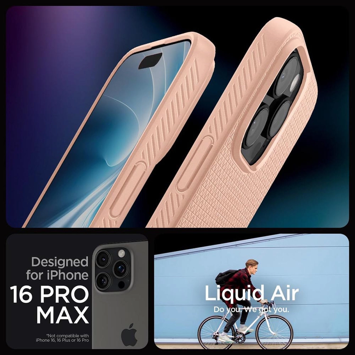 Liquid Air Case for iPhone 16 Pro Max