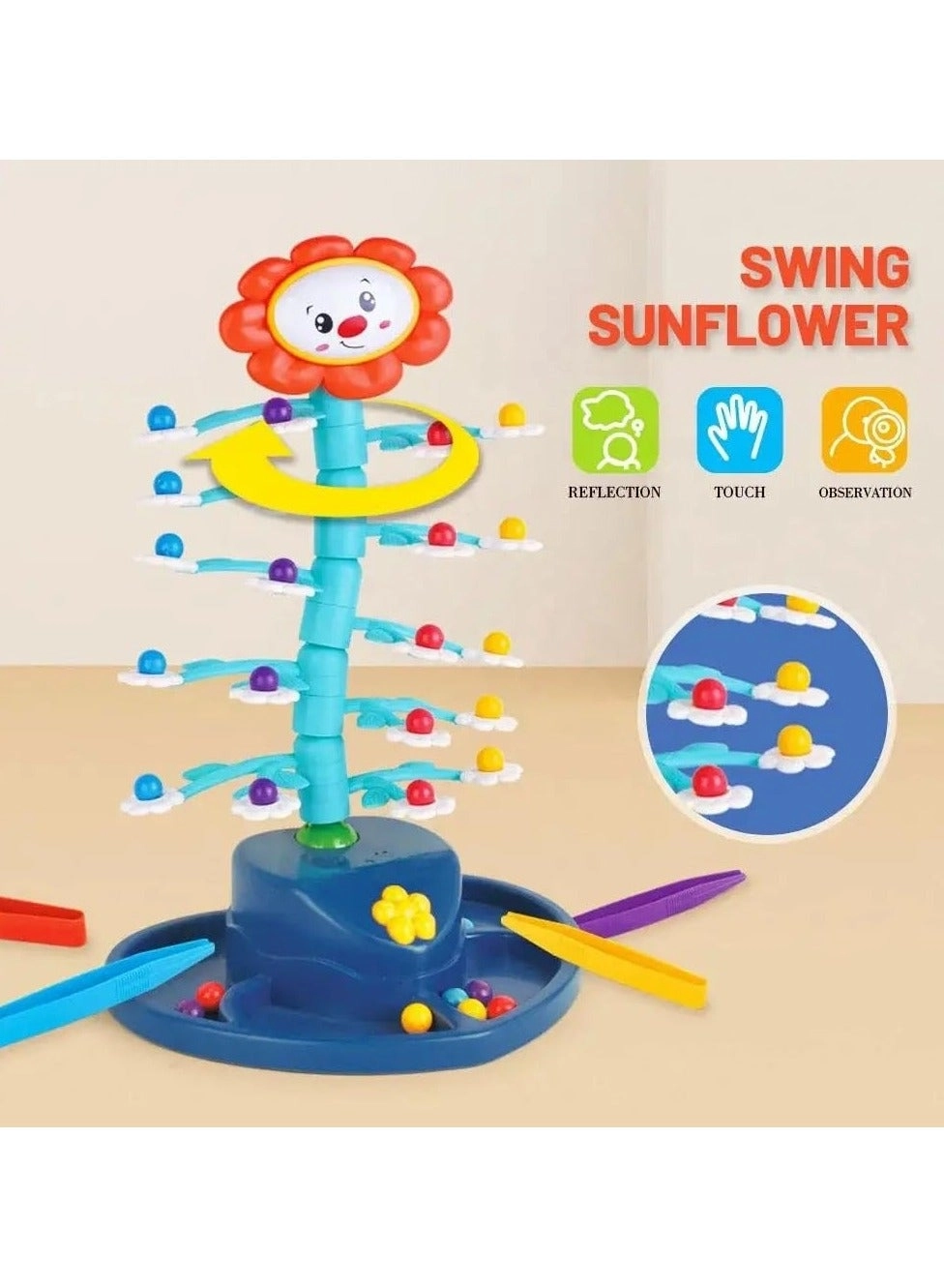 unikbebe Shaking Sunflower Balancing Game - 3+ Years