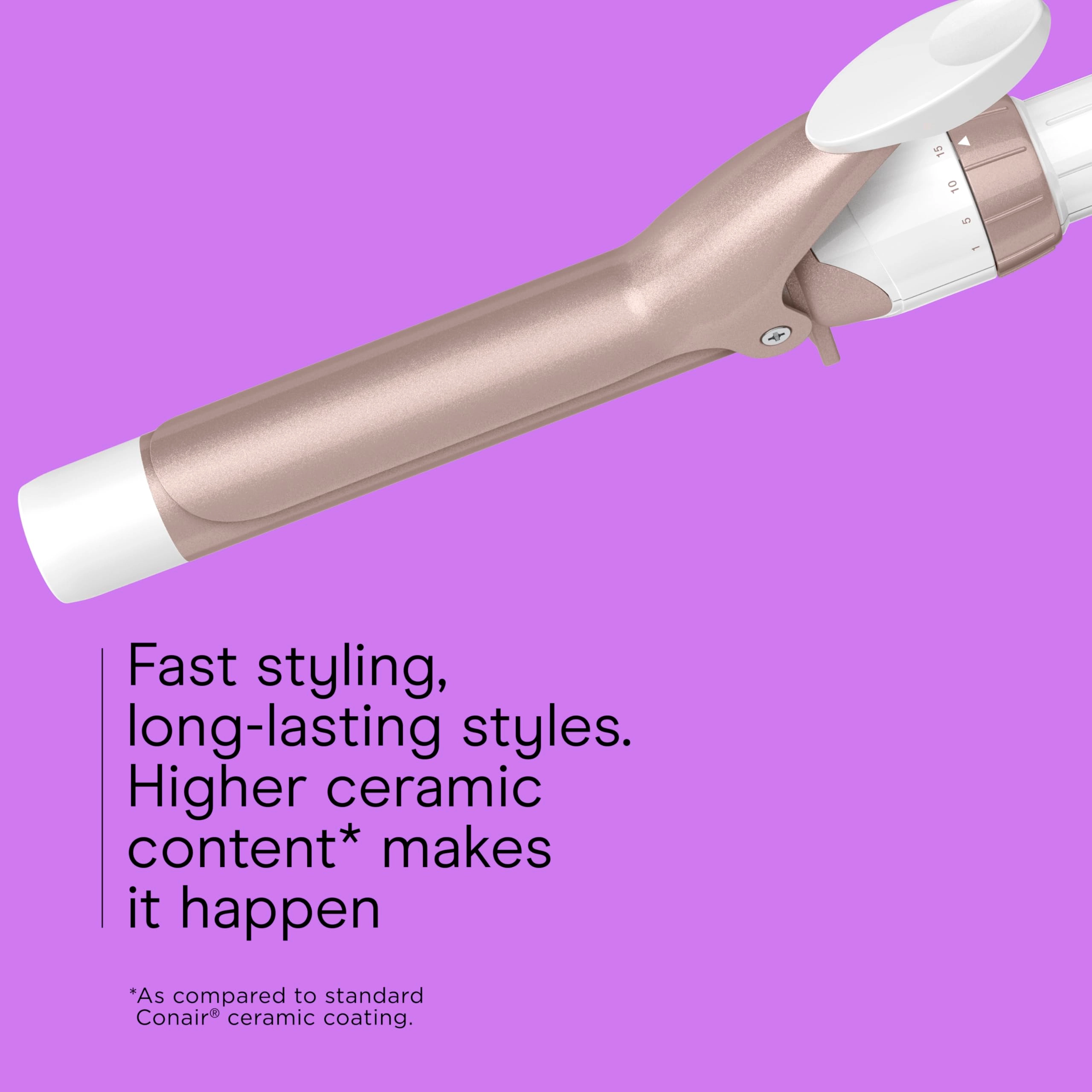 Double Ceramic Curling Iron - 1-Inch