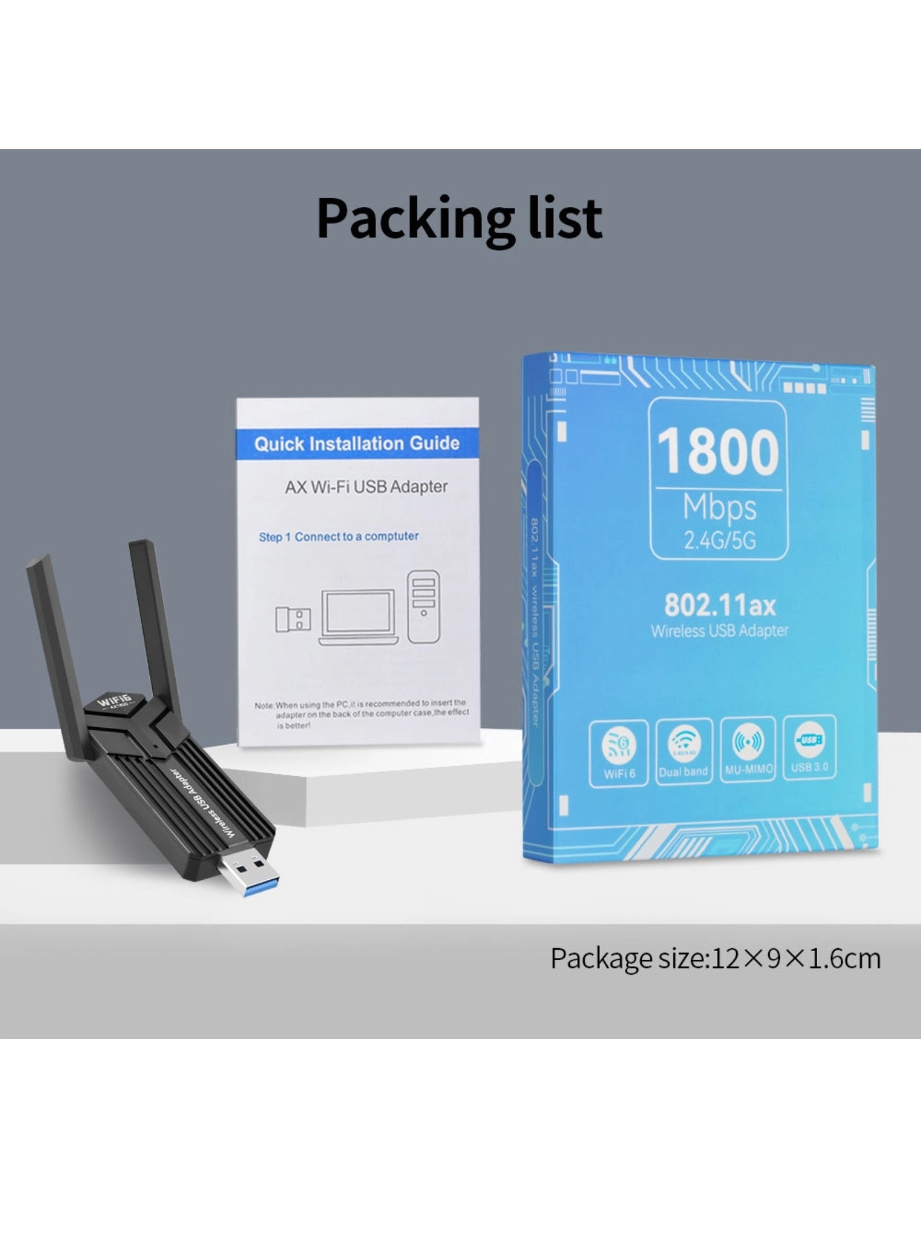 AE501360 - 5GHz/2.4GHz USB Wireless