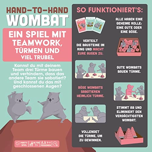 Hand-to-Hand Wombat - Party Game (German)
