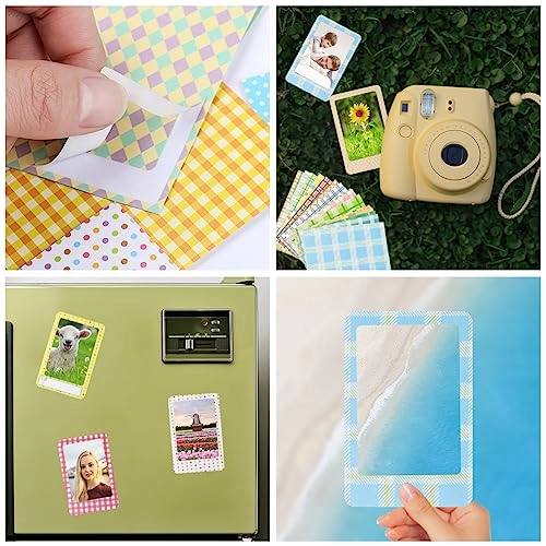 Colorful Photo Paper Frame Set - 140 pieces 8.5 x 5.5 cm