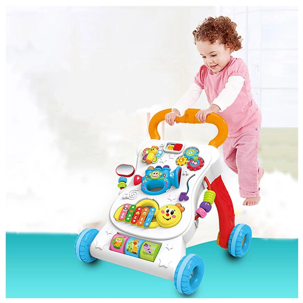 Baby Musical Activity Walker - Piano Detachable Activity Board Blue