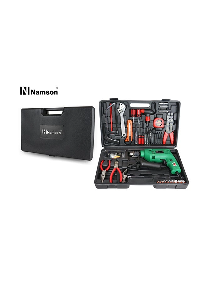 Impact Drill Set - Green/Red/Black