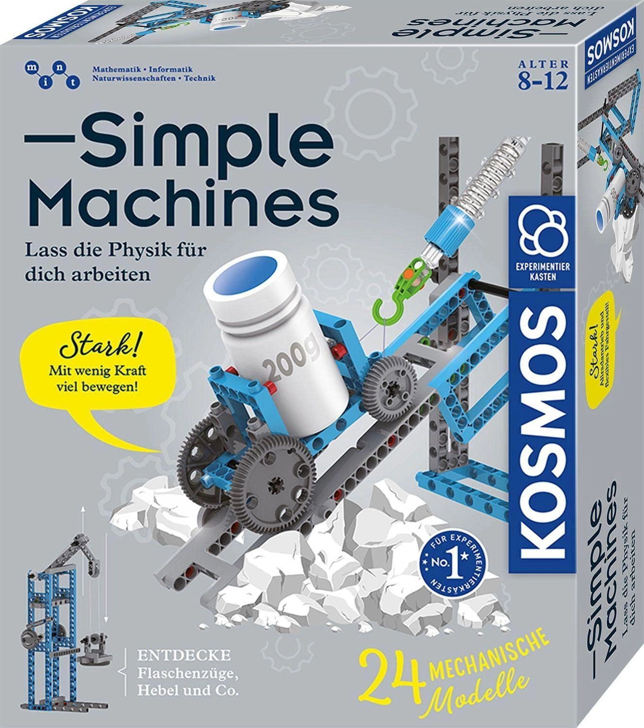 MZA STORES Simple Machines Physics Experiment Box - 8-12 years over 100 pieces