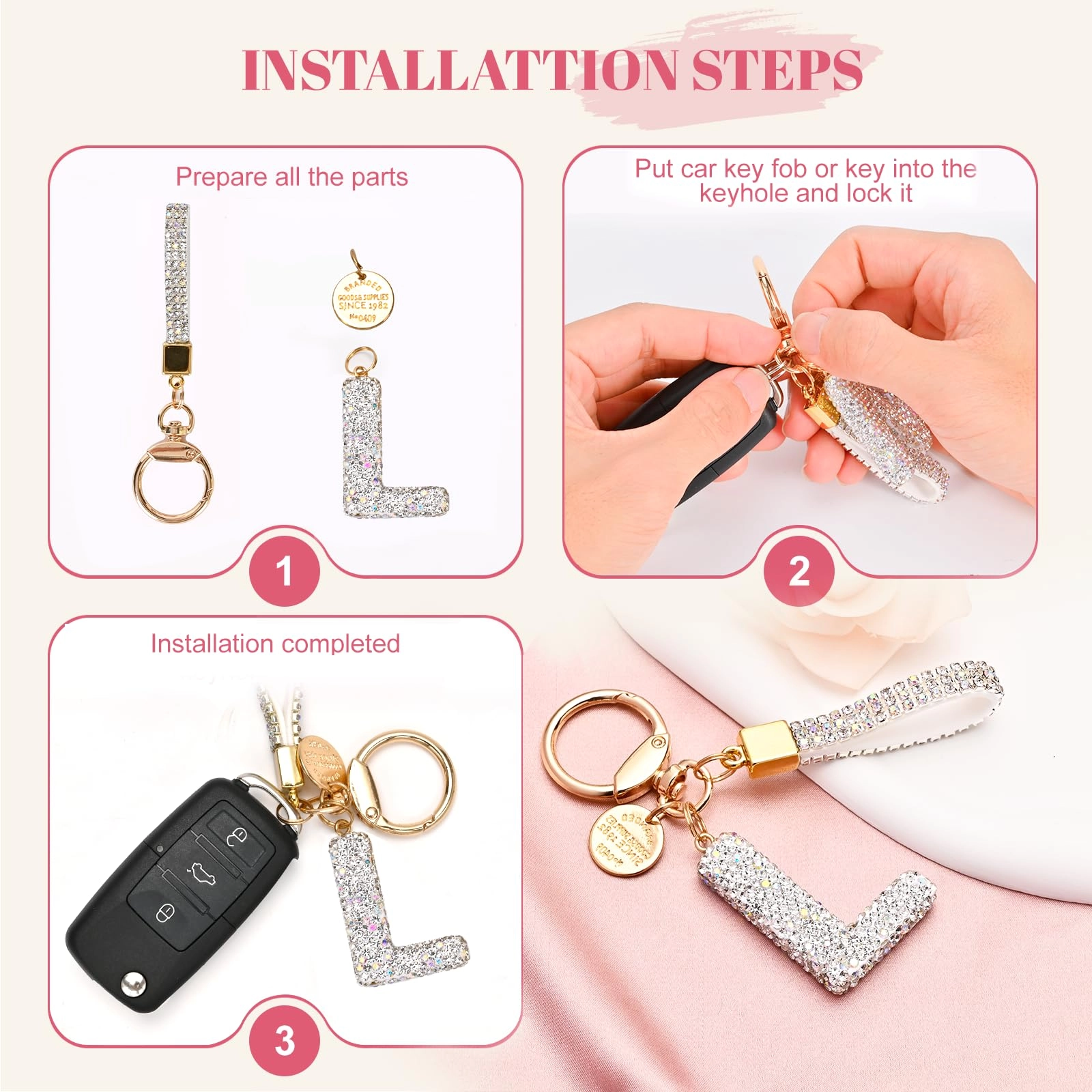 Initial Letter Keychain