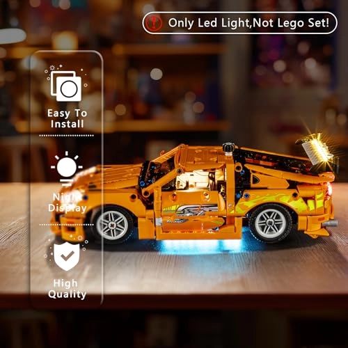 Light Kit for LEGO 42204 Toyota Supra MK4 - Plastic Fast and Furious 1