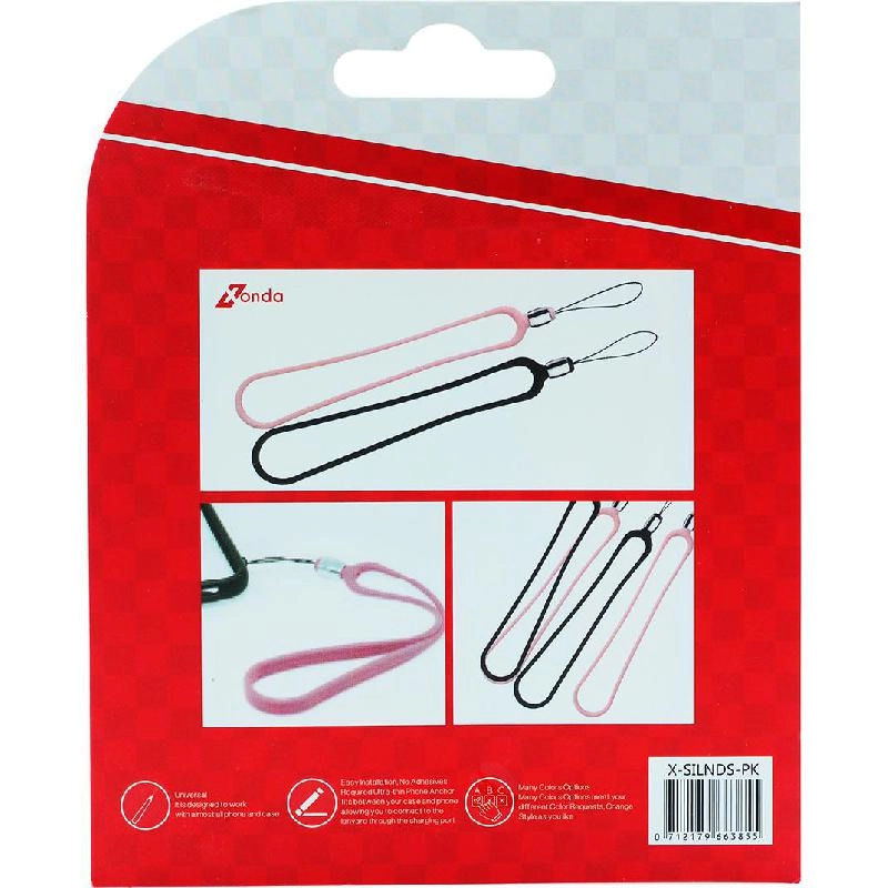 Phone Wrist Strap - Silicone Pink