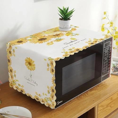 Microwave Oven Cover - 100 x 35 cm Sunflower