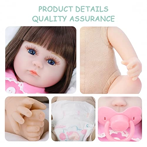 Reborn Baby Doll - 16.5 Inch Vinyl Toddler Girl