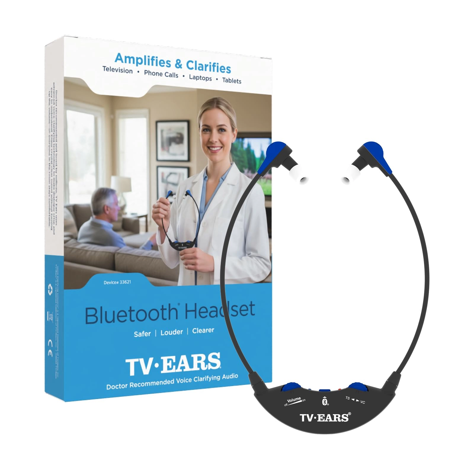 TV Ears Bluetooth TV Headphones Wireless Headphone