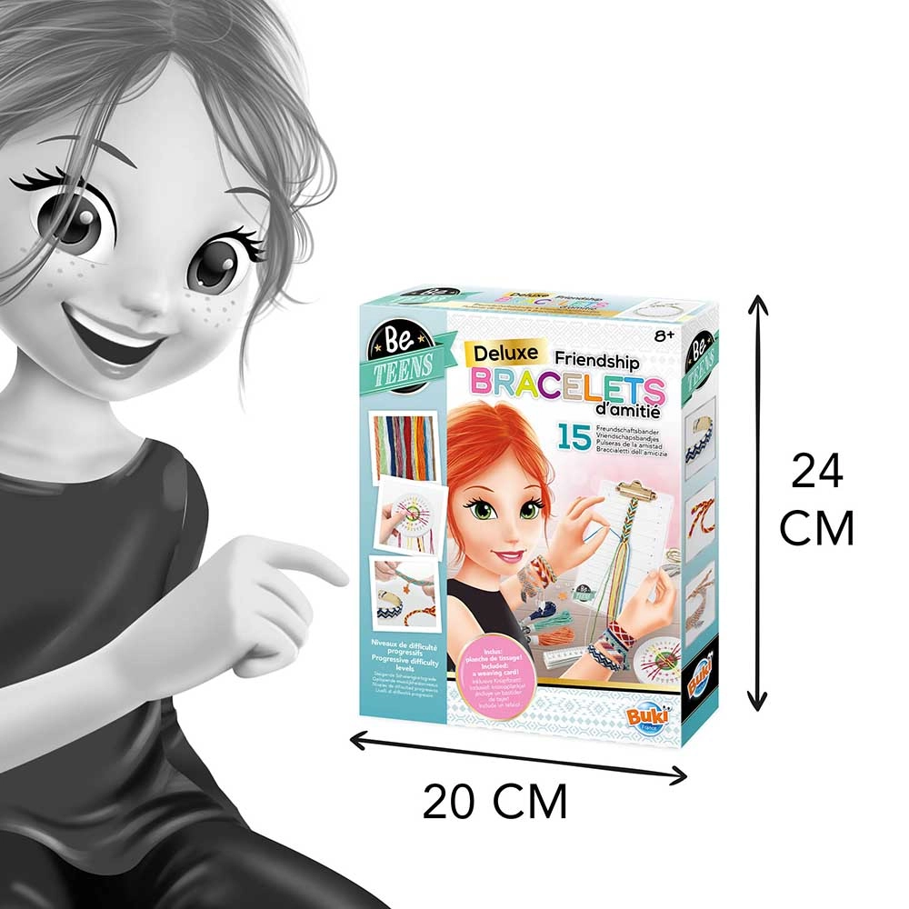 Friendship Bracelets Deluxe Kit - 15 bracelets 8 to 13+ yrs