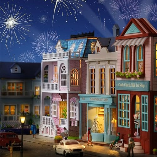 Dollhouse Miniature DIY House Kit - Creative Room 1:100