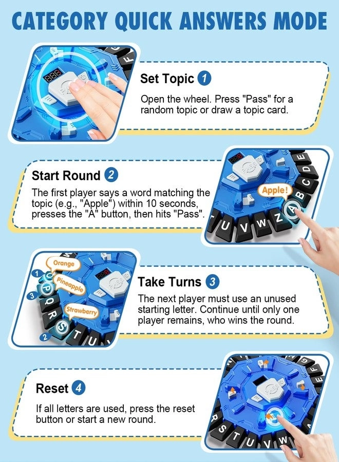 Word Game - Display Timer 2 Modes 24 Letters