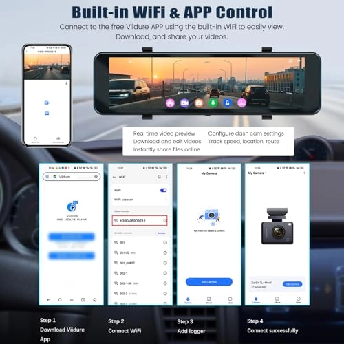 Mirror Dash Cam - 2160p