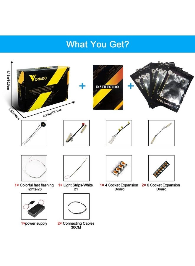 LED Light Kit for LEGO Holiday Main Street 10308