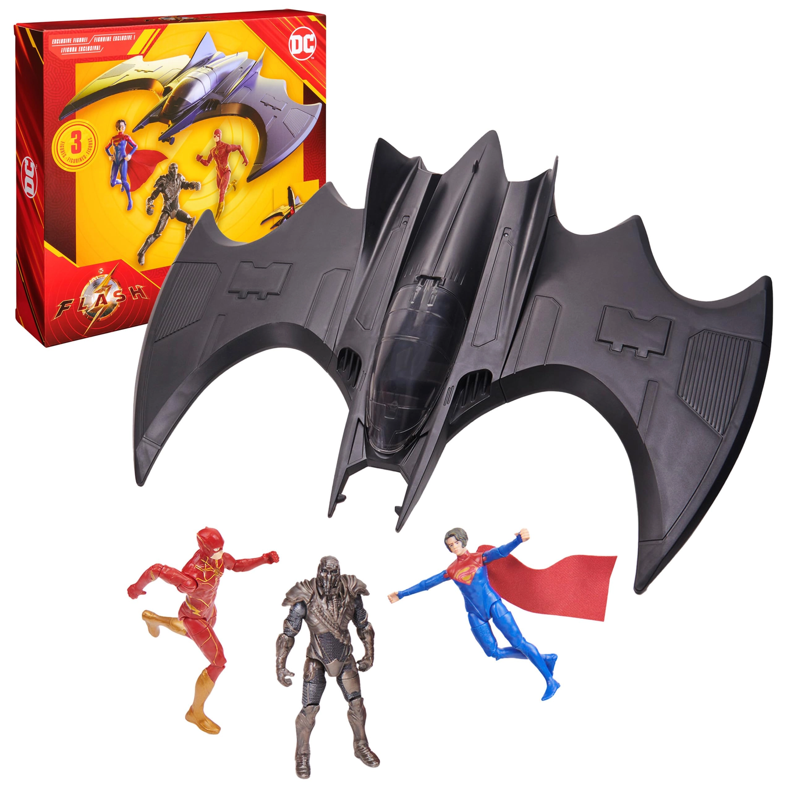 Spin Master The Flash + Supergirl + Nam-Ek + Batwing - DC Comics