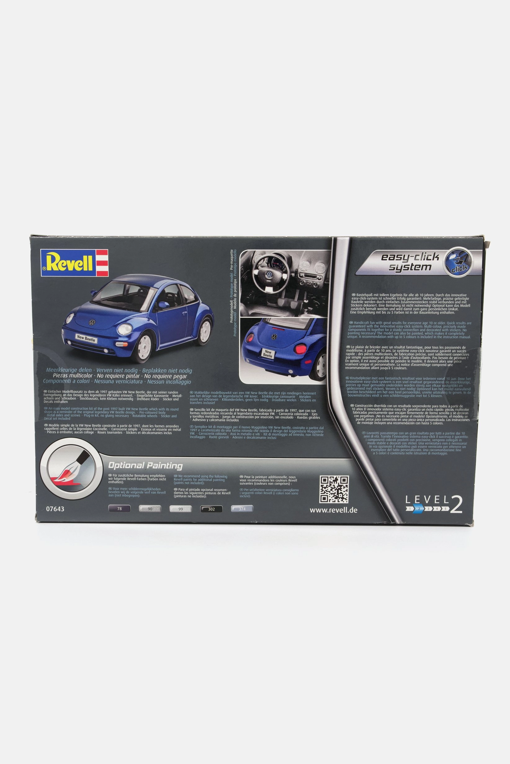 VW New Beetle Model Kit (RV07643) - 1:24