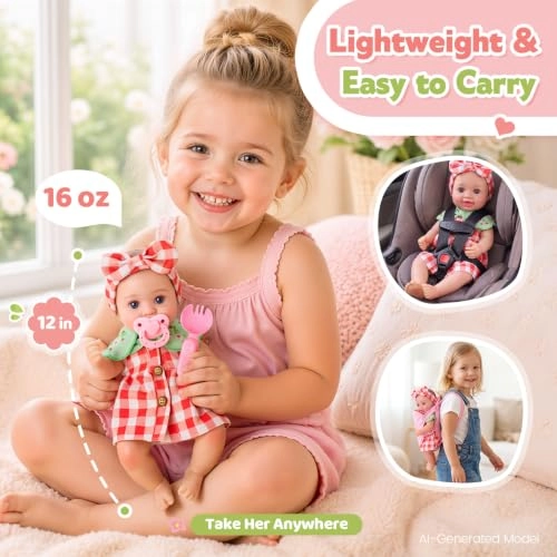 Nico Reborn Doll - 12 Inch Vinyl Ages 3+