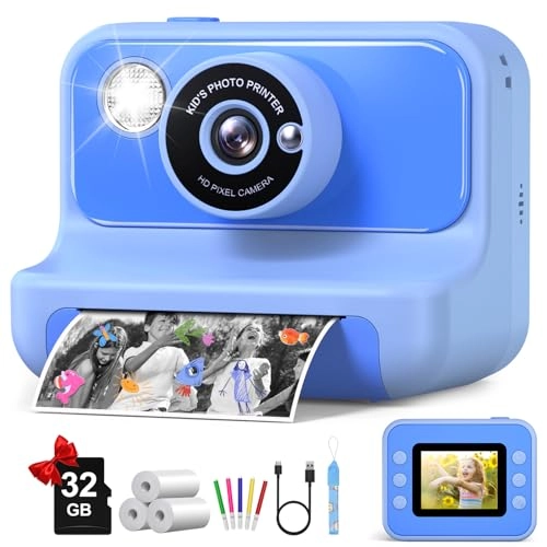 H3 - Kids Instant Print Camera Purple