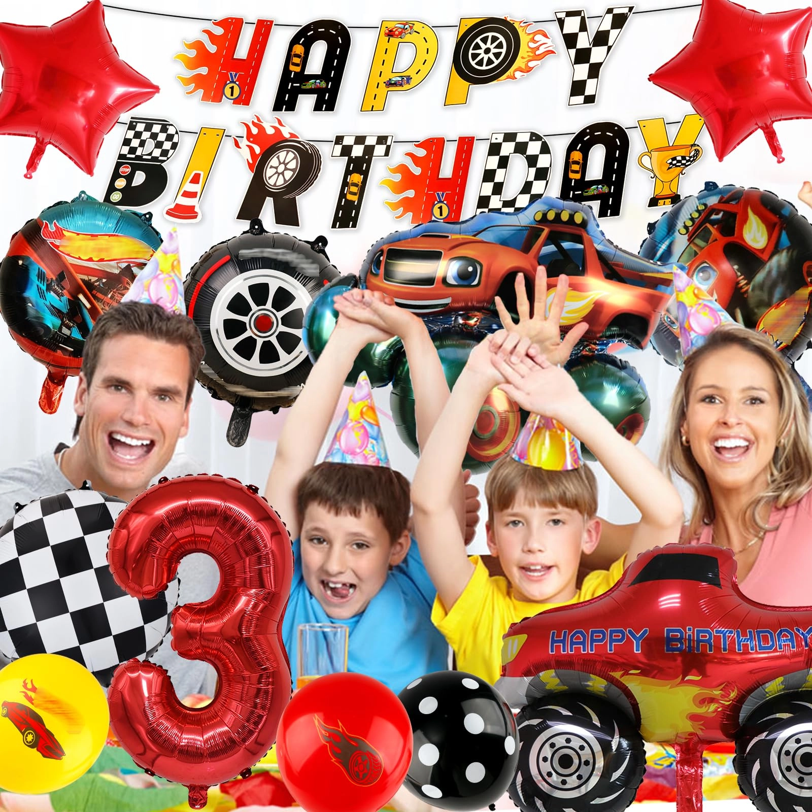 Party Tableware Set - 52PC Birthday