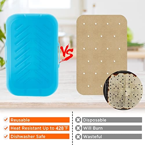 Air Fryer Silicone Liner - Food-grade Silicone 2 piece(s)