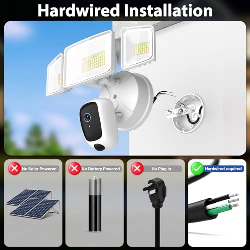Hardwired Floodlight Camera 2K