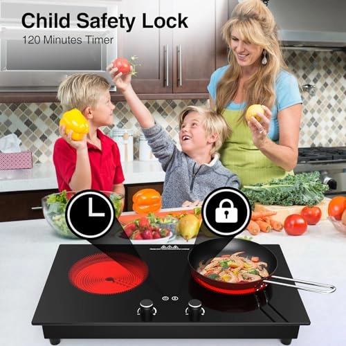 2 Burner Electric Cooktop - Electric hob