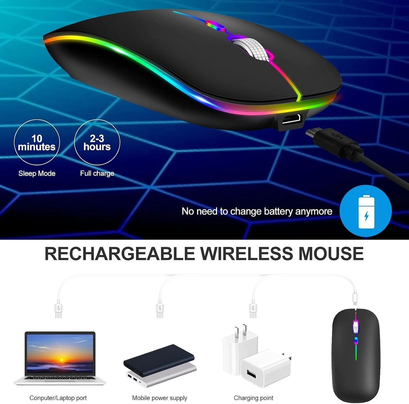 Rechargeable Mouse - Bluetooth
