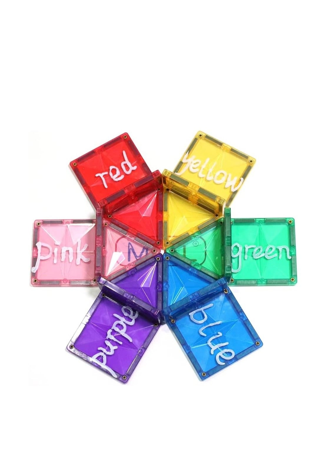 3D Star Magnetic Tiles - Construction 48 pcs