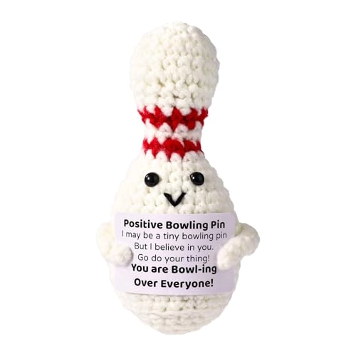 Positive Crocheted Bowling Ball - 11 cm Cotton