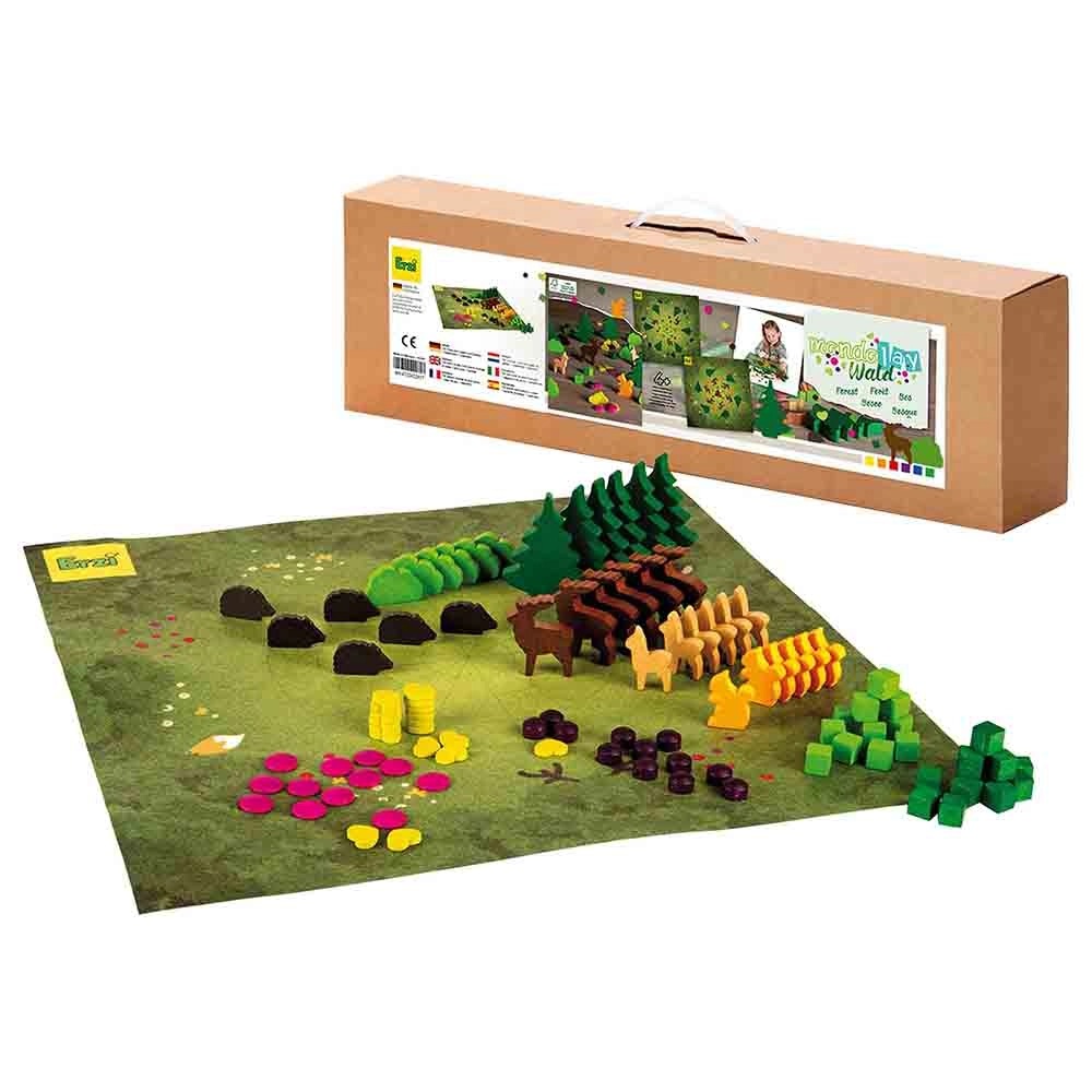 Erzi Mandalay Forest Toys - Suitable for 3 years and above 102 pieces
