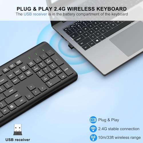 Wireless Keyboard - US Wired