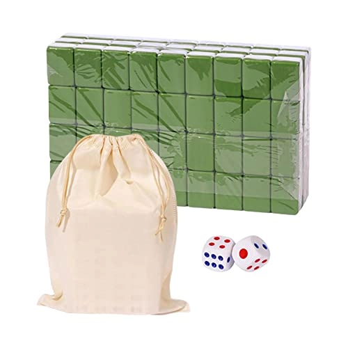 Mini Mahjong - 144 tiles Portable Pink