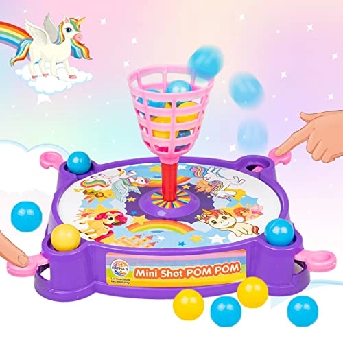 Mini Shot - Pom Pom Unicorn Printed Basket Ball