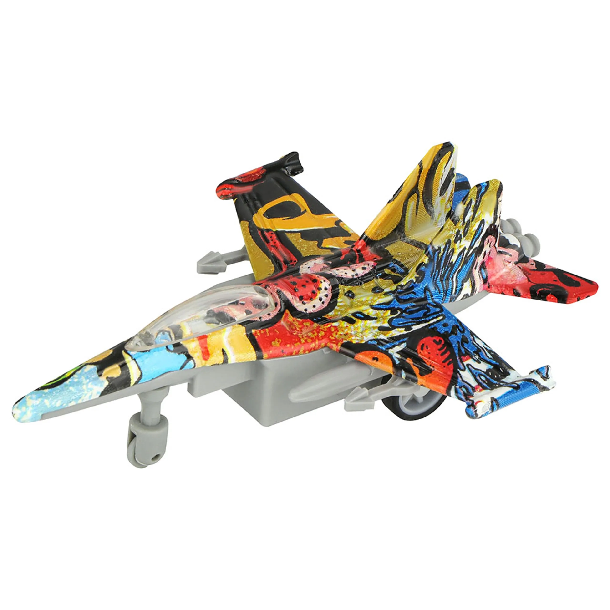 Everyday Pull Back Fighter Aircraft - 1pc