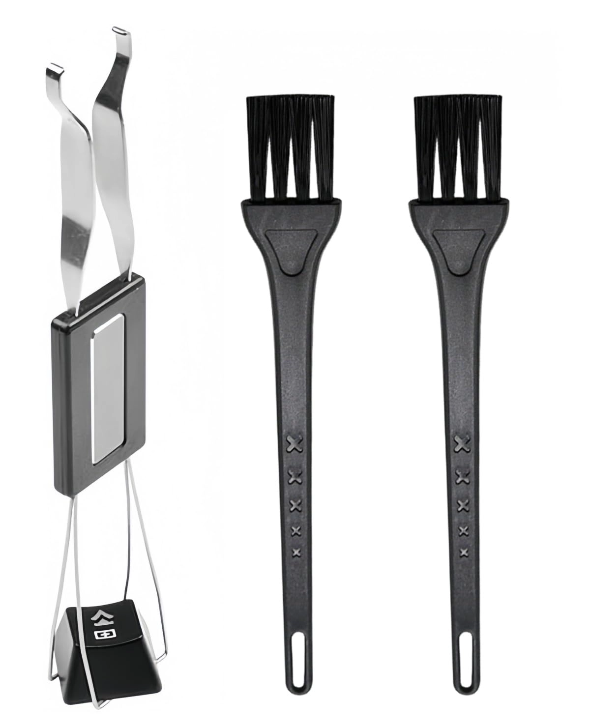 BIFANS Keycap Puller - 2 in 1 2 Pcs Keyboard Brush