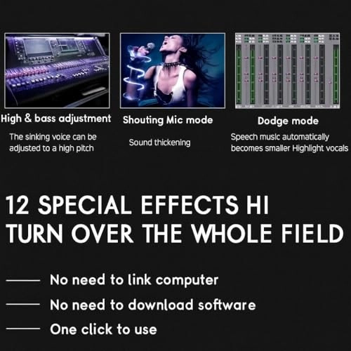 Z346 Professional Condenser Microphone Wired Microphone + V8 Live Sound Card