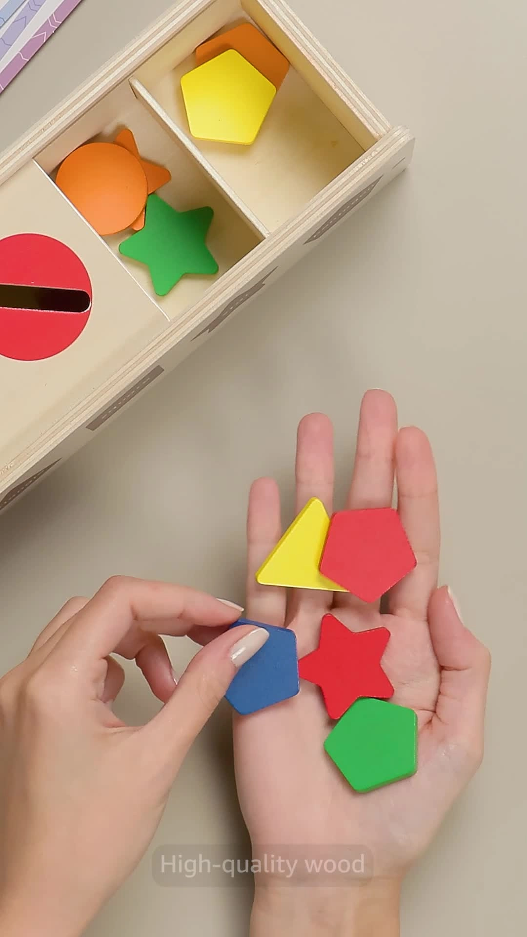 Color and Shape Sorting Box - 3 years and up 25 piece(s)