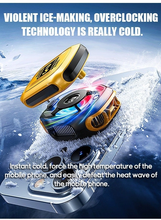 Wireless Magnetic Phone Cooler - 2000 mAh Battery Display Portable