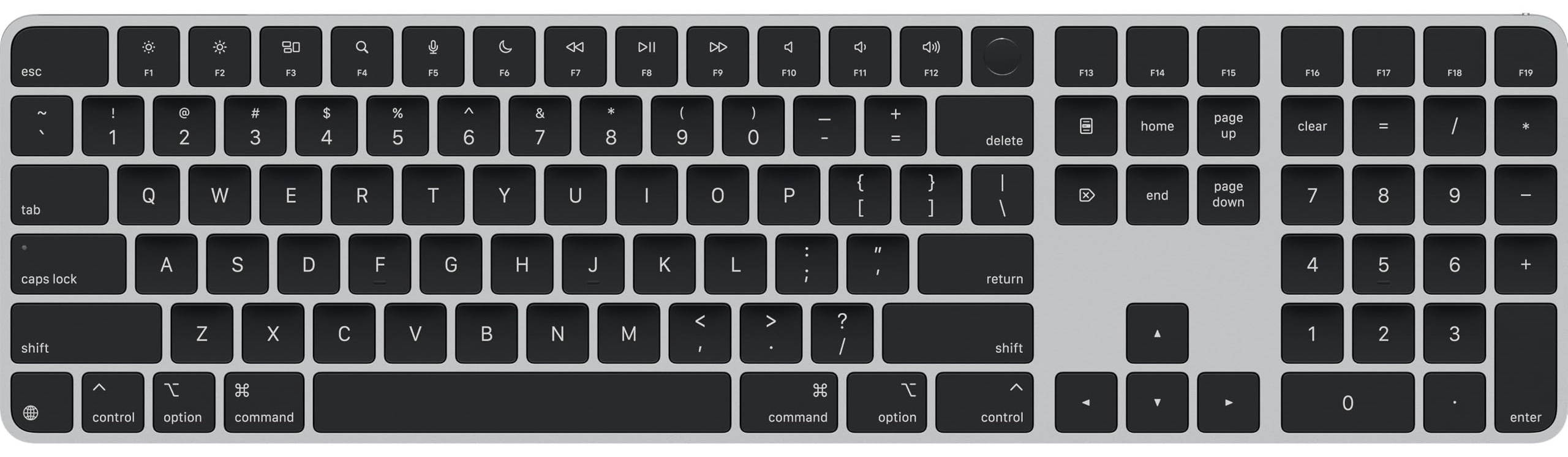 Apple Magic Keyboard with Touch ID and Numeric Keypad - EN Wireless