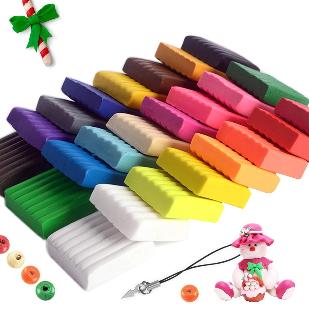 Polymer Clay Starter Kit - 545g 24 pcs.