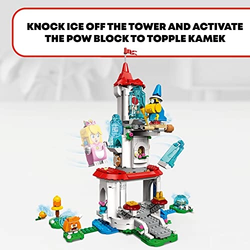 Super Mario Cat Peach Suit and Frozen Tower Expansion Set (71407)