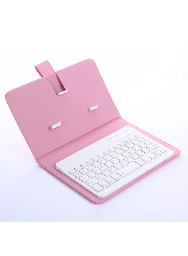 Bluetooth Keyboard Leather Case - Wireless Three-System Two-in-One