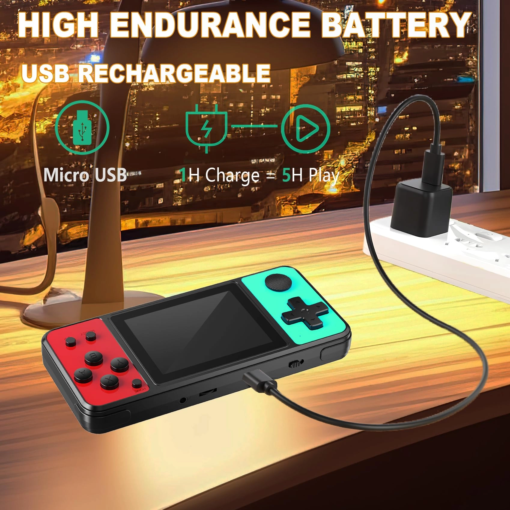 GB-867S - 139 Games 3.0" IPS Rechargeable