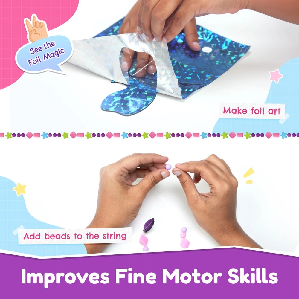 Mermaid Dream Catcher Craft Kit - 150 Plus Pcs